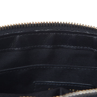 Saint Laurent Calfskin Teen Monogram Crossbody Bag Black 11 of 11