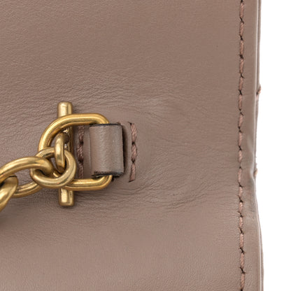 Gucci Calfskin Matelasse GG Marmont Chain Wallet Porcelain Rose 11 of 14