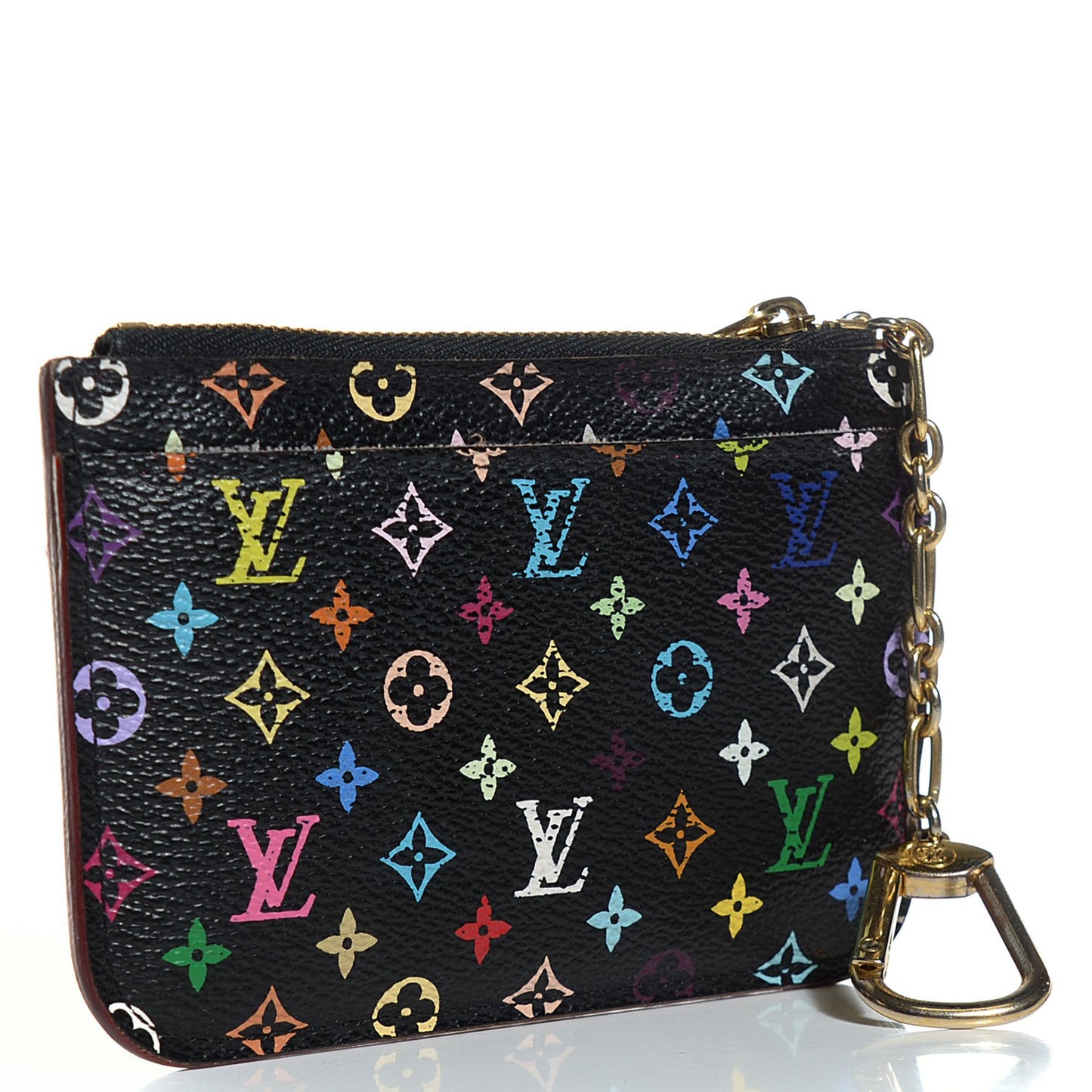 Monogram Multicolor Key Pouch Black Grenade