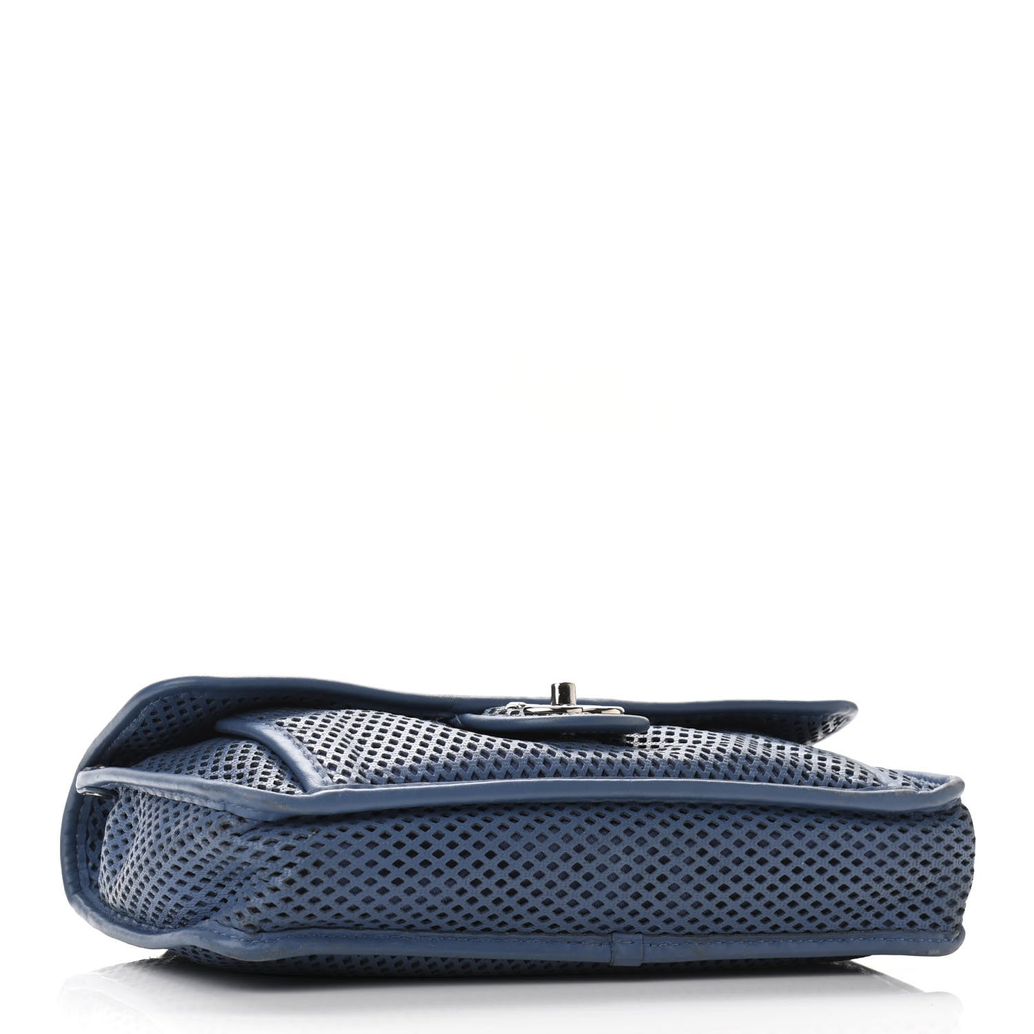 Chanel Perforated Calfskin Large Up In The Air Flap Blue 4 of 11