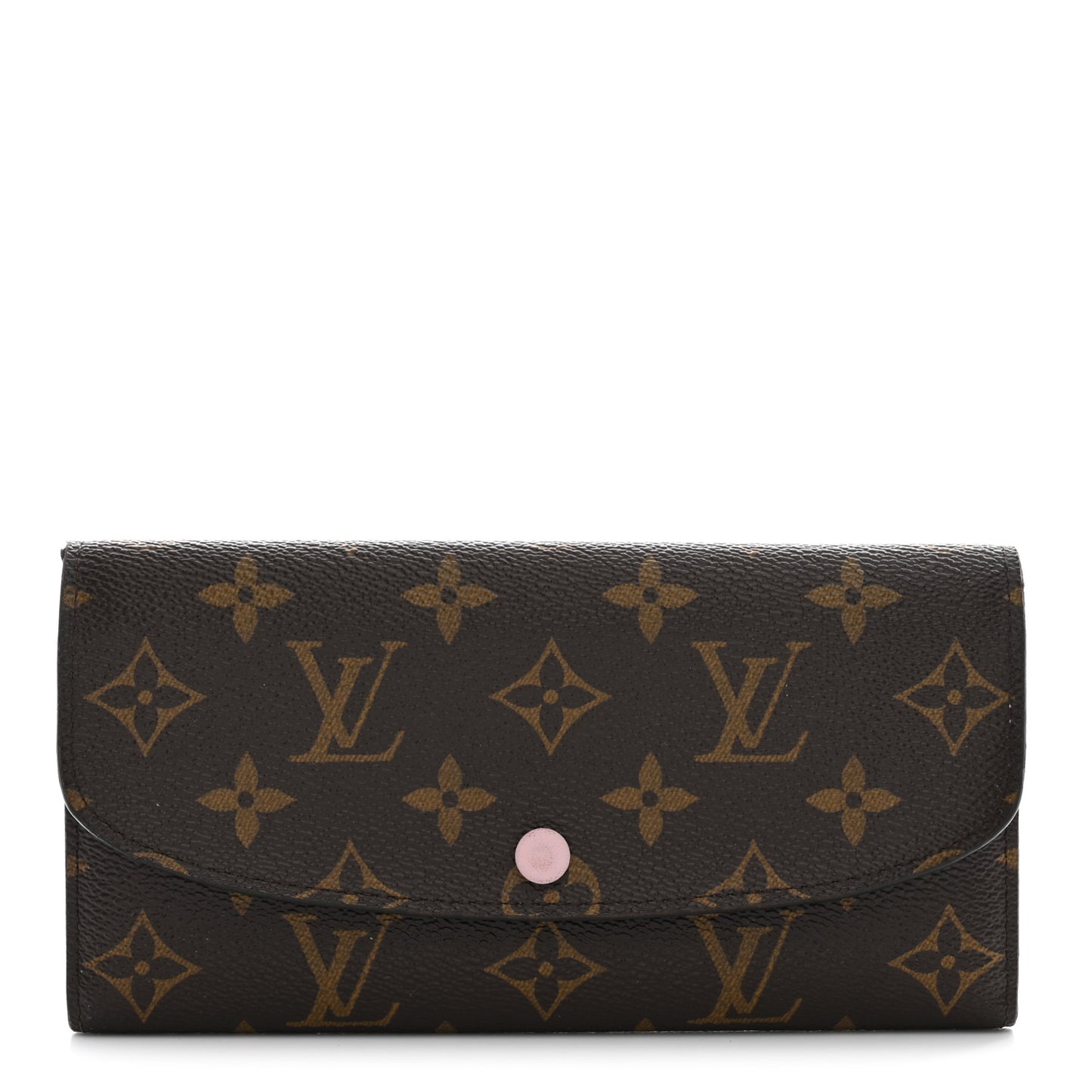 Monogram Emilie Wallet Rose Ballerine
