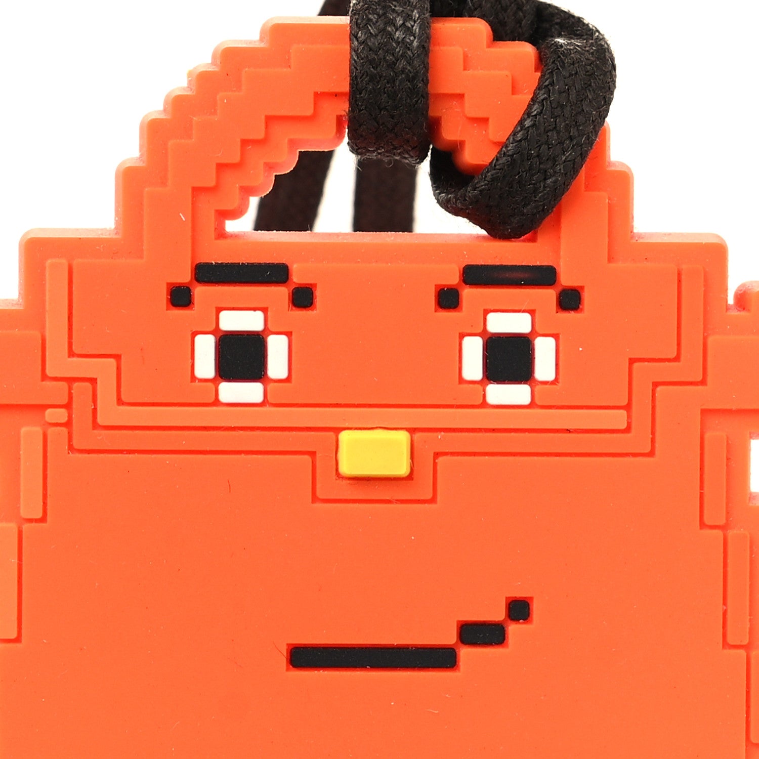 Hermes Rubber Jingle Games Kelly Doll Quelle Idole Bag Charm Orange 3 of 3