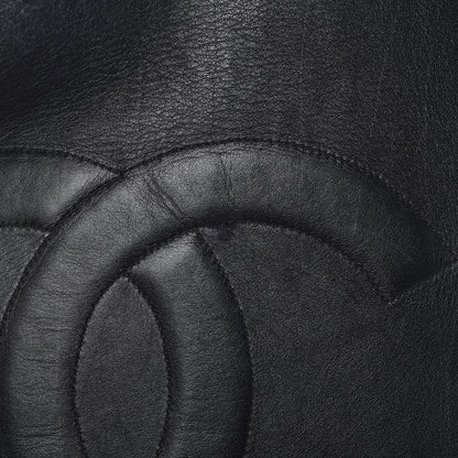 Chanel Calfskin CC Tote Black 9 of 12