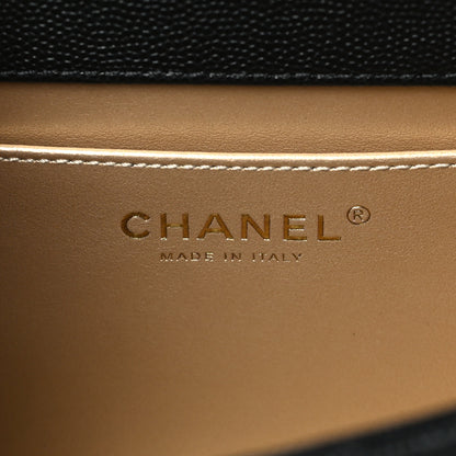Chanel Caviar Quilted Medium Carry Me Top Handle Flap Black 6 of 9