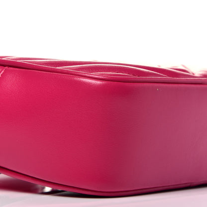 Saint Laurent Calfskin Matelasse Monogram Lou Belt Bag Bright Pink 8 of 9