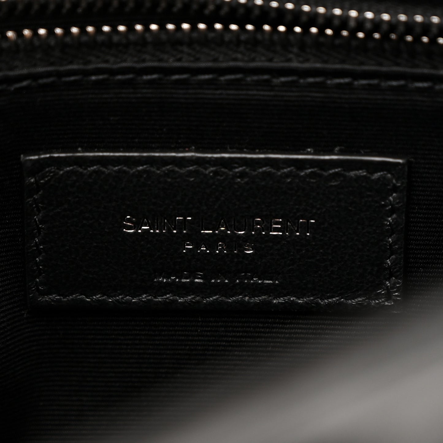 Crinkled Calfskin Monogram Medium Niki Chain Satchel Black