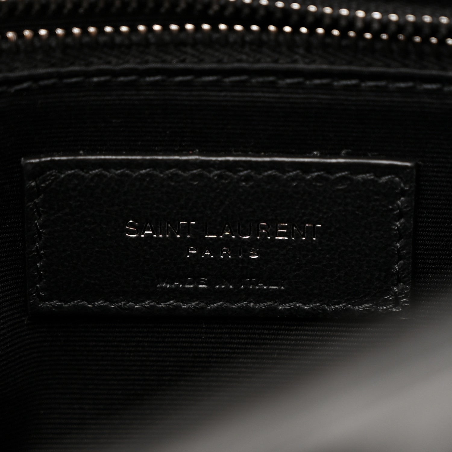 Saint Laurent Crinkled Calfskin Monogram Medium Niki Chain Satchel Black 6 of 11