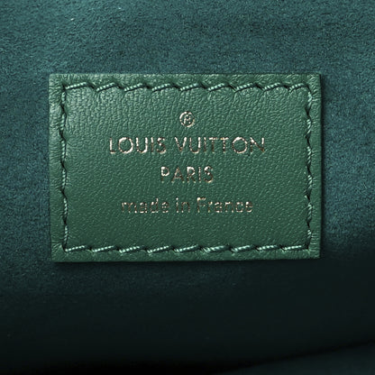 Louis Vuitton Lambskin Embossed Monogram Coussin BB Emeraude 6 of 10