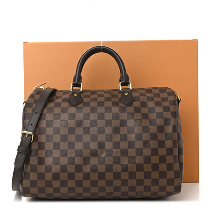 Louis Vuitton Damier Ebene Speedy Bandouliere 35 12 of 12