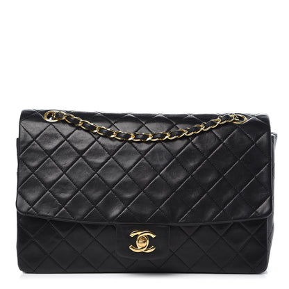 Chanel Lambskin Quilted Medium Single Flap Black 1 of 14