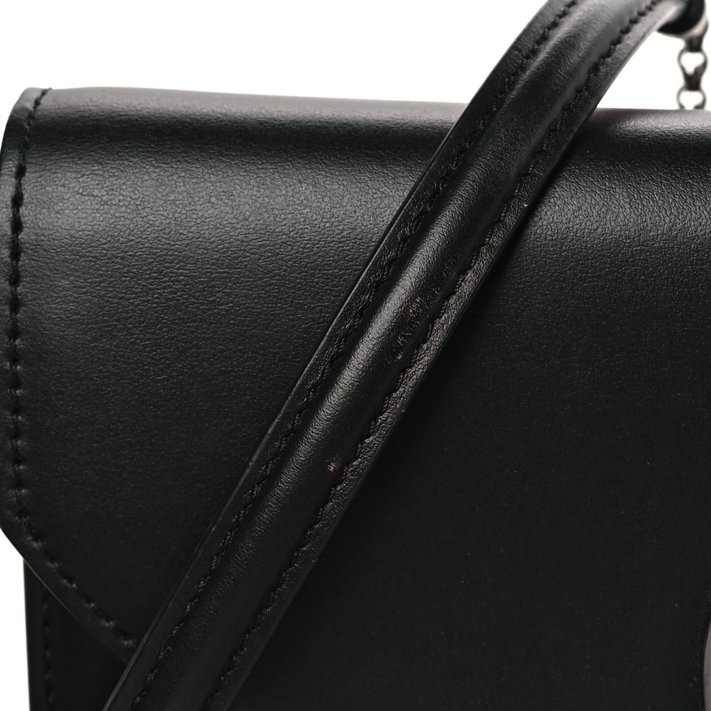 Calfskin Loubi54 Crossbody Clutch Black