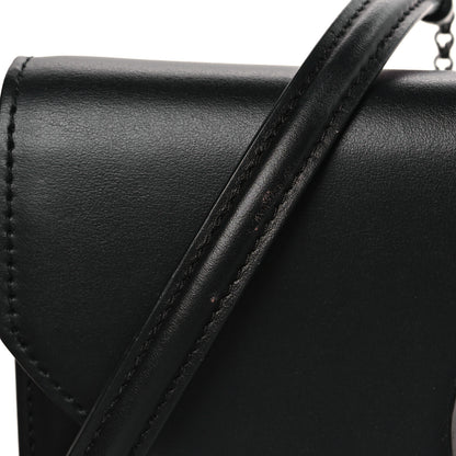 Christian Louboutin Calfskin Loubi54 Crossbody Clutch Black 9 of 9