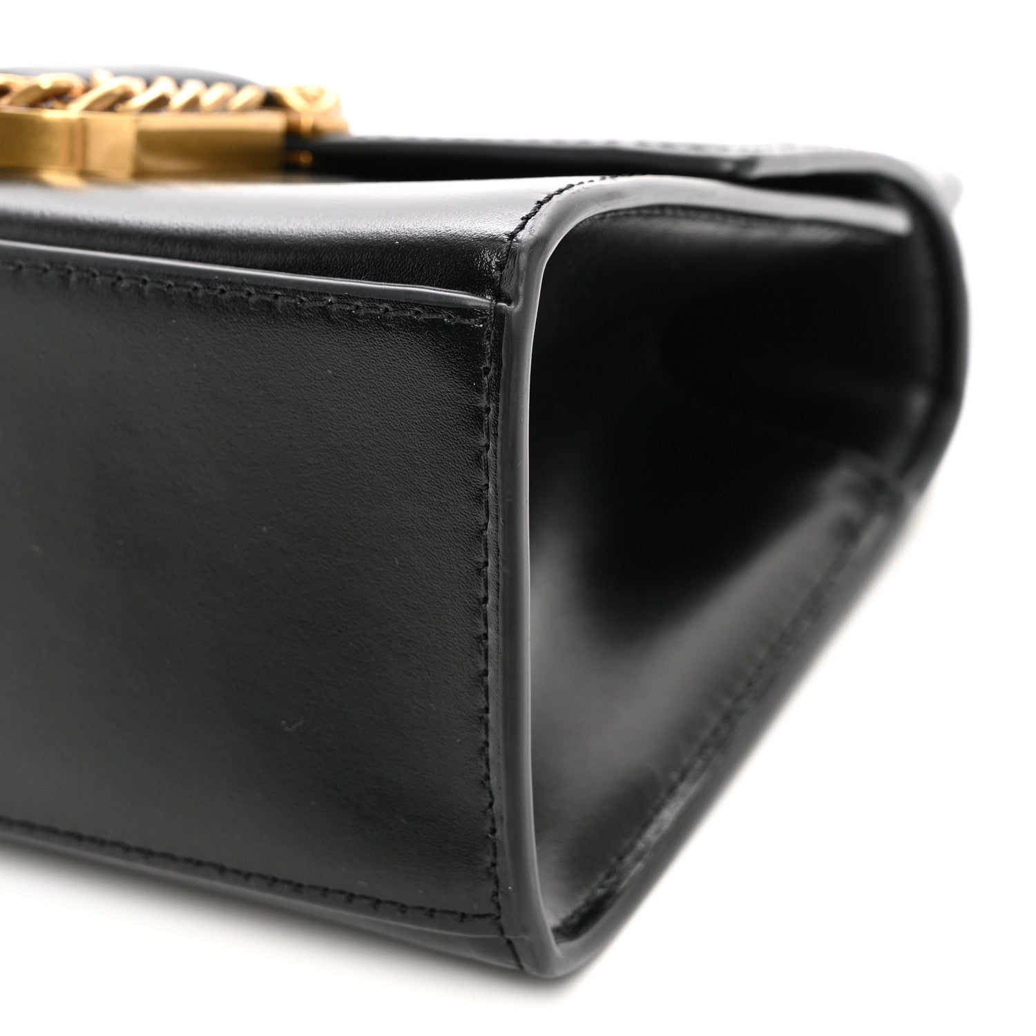 Marc Jacobs Calfskin The St Marc Mini Top Handle Bag  Black 9 of 9