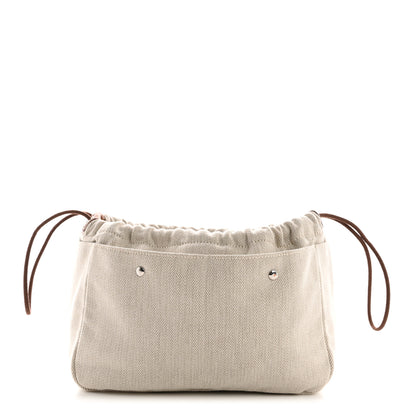 Hermes Canvas Barenia Fourbi 25 MM Pouch Naturel Fauve 1 of 8