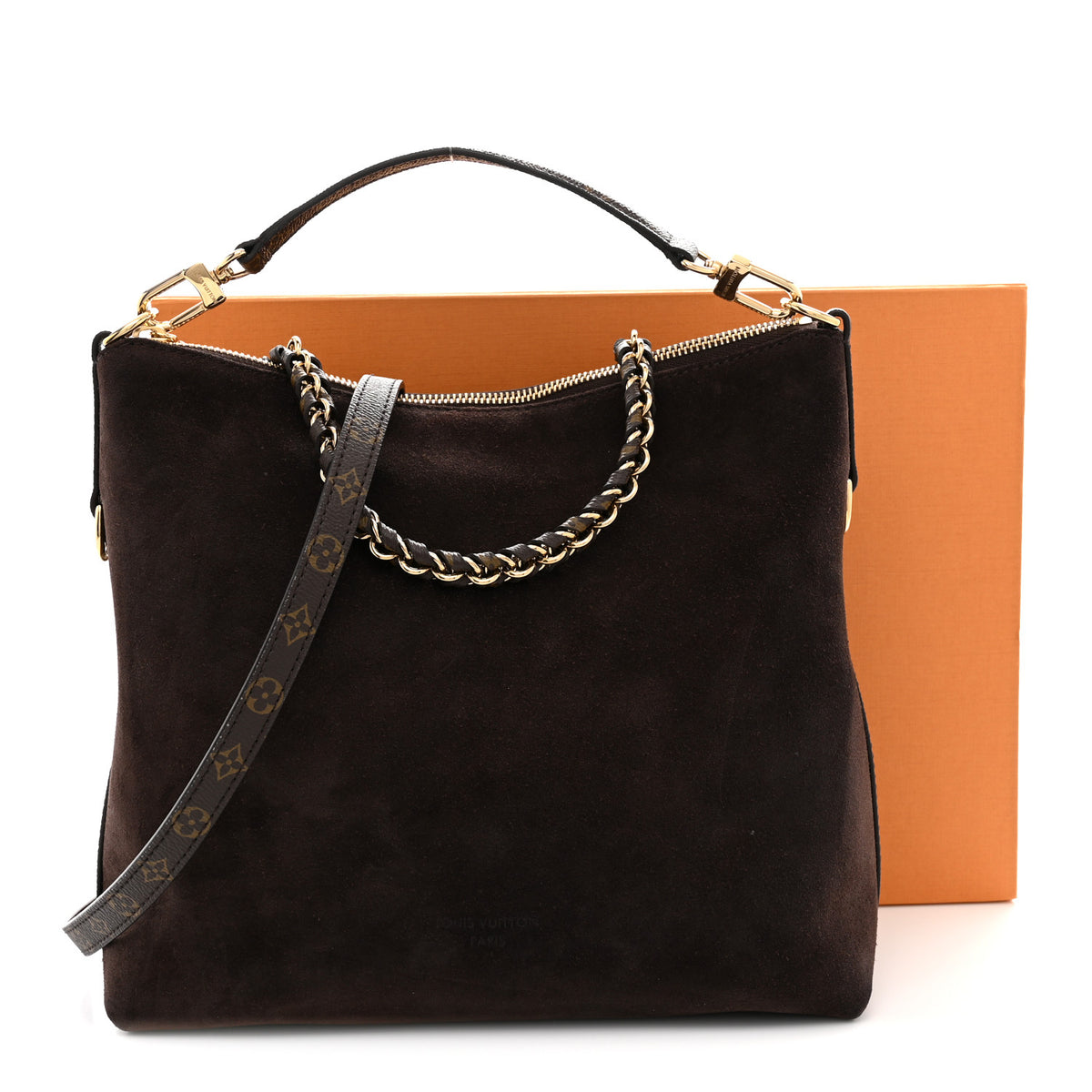 Louis Vuitton Suede Multipass Mahogany 10 of 10