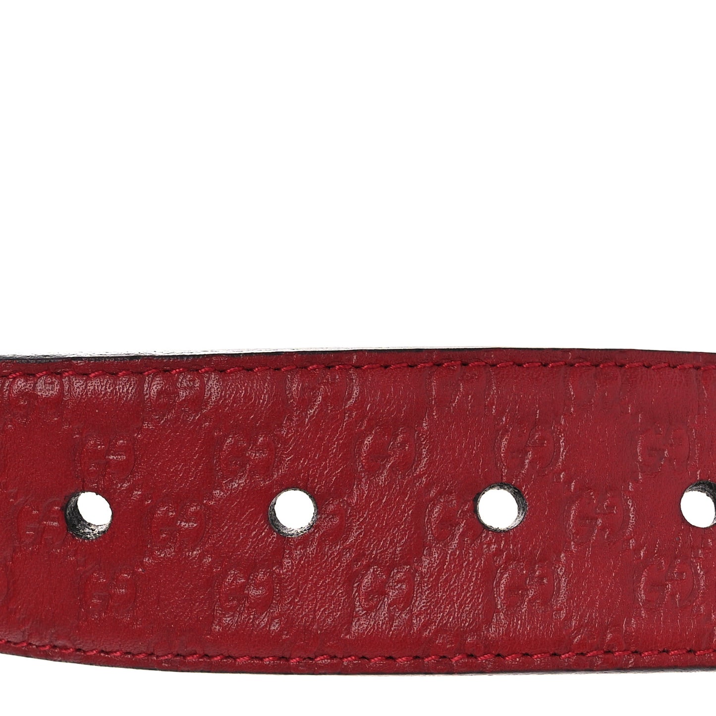 Soft Microguccissima Margaux Calfskin 100 40 Belt Rosso