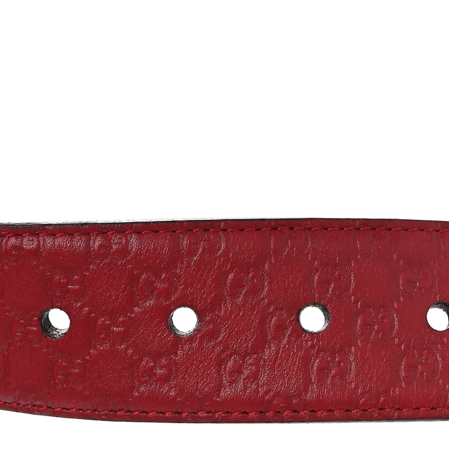 Gucci Soft Microguccissima Margaux Calfskin 100 40 Belt Rosso 3 of 6