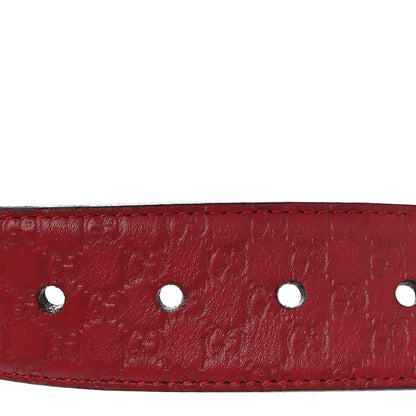 Gucci Soft Microguccissima Margaux Calfskin 100 40 Belt Rosso 3 of 6