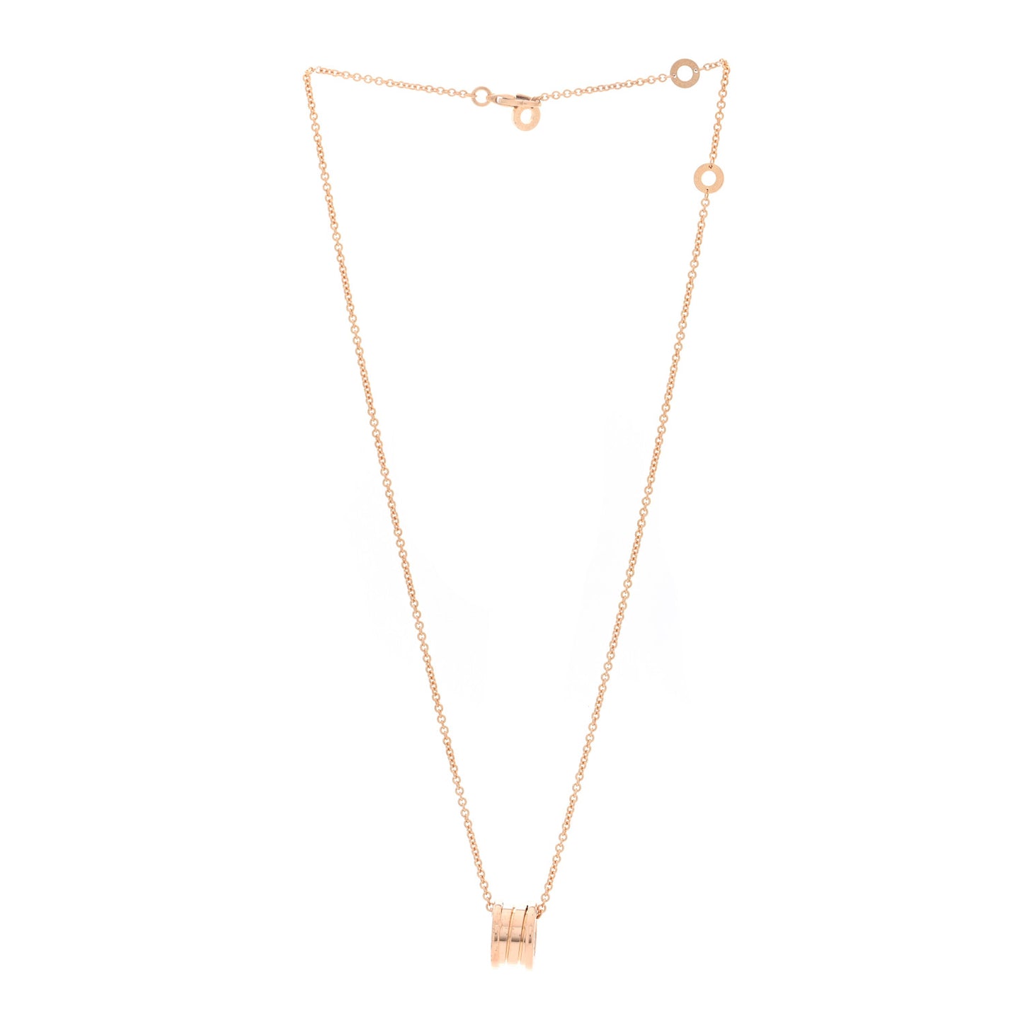 18K Rose Gold B.Zero1 Pendant Necklace