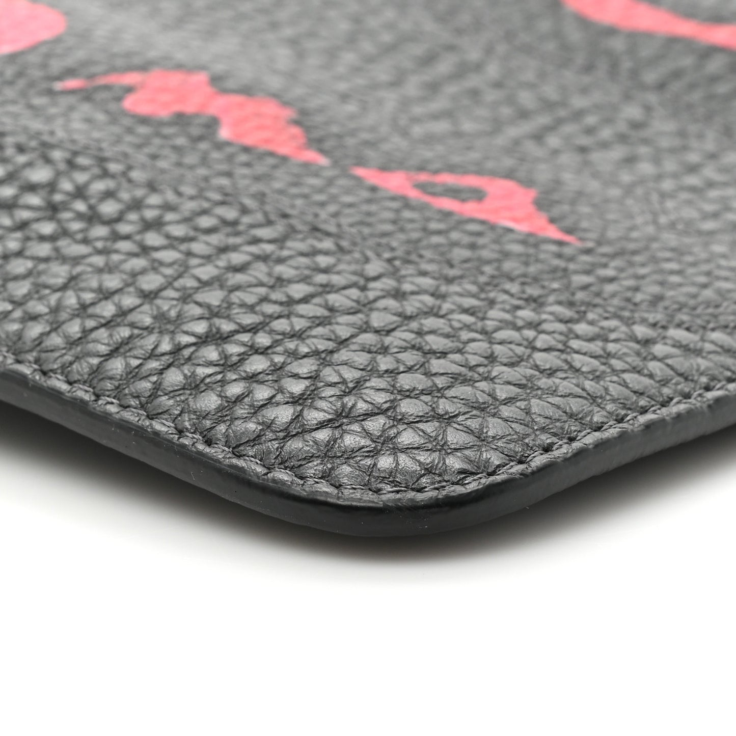 Cuoio Romano Logo Clutch Black