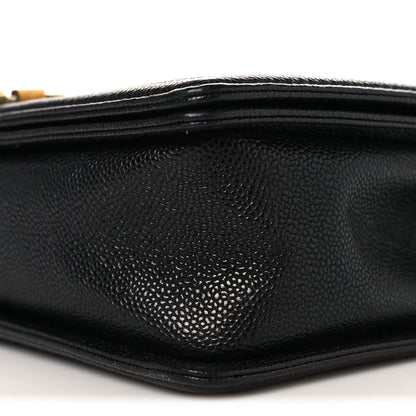 Chanel Caviar Quilted New Medium Boy Flap Black 10 of 10