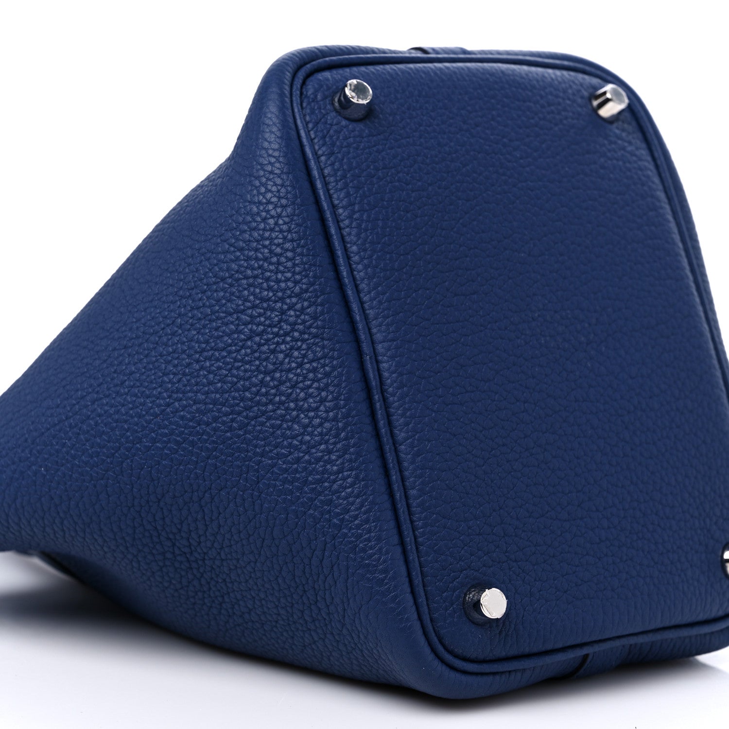 Hermes Taurillon Clemence Picotin Lock 18 PM Bleu Nuit 7 of 9