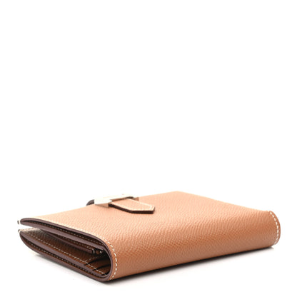 Hermes Epsom Bearn Compact Wallet Gold 4 of 8