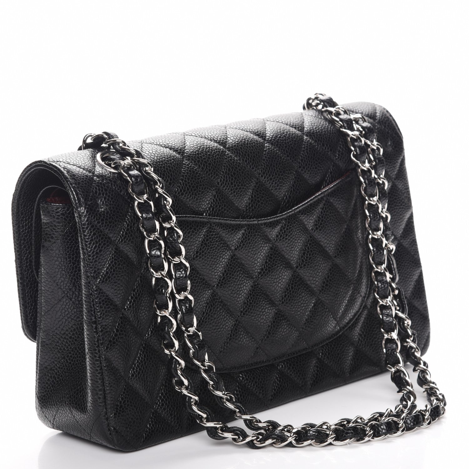 Chanel Caviar Quilted Medium Double Flap Black 3 of 9