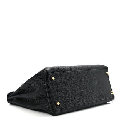 Hermes Togo Kelly Retourne 35 Black 4 of 9