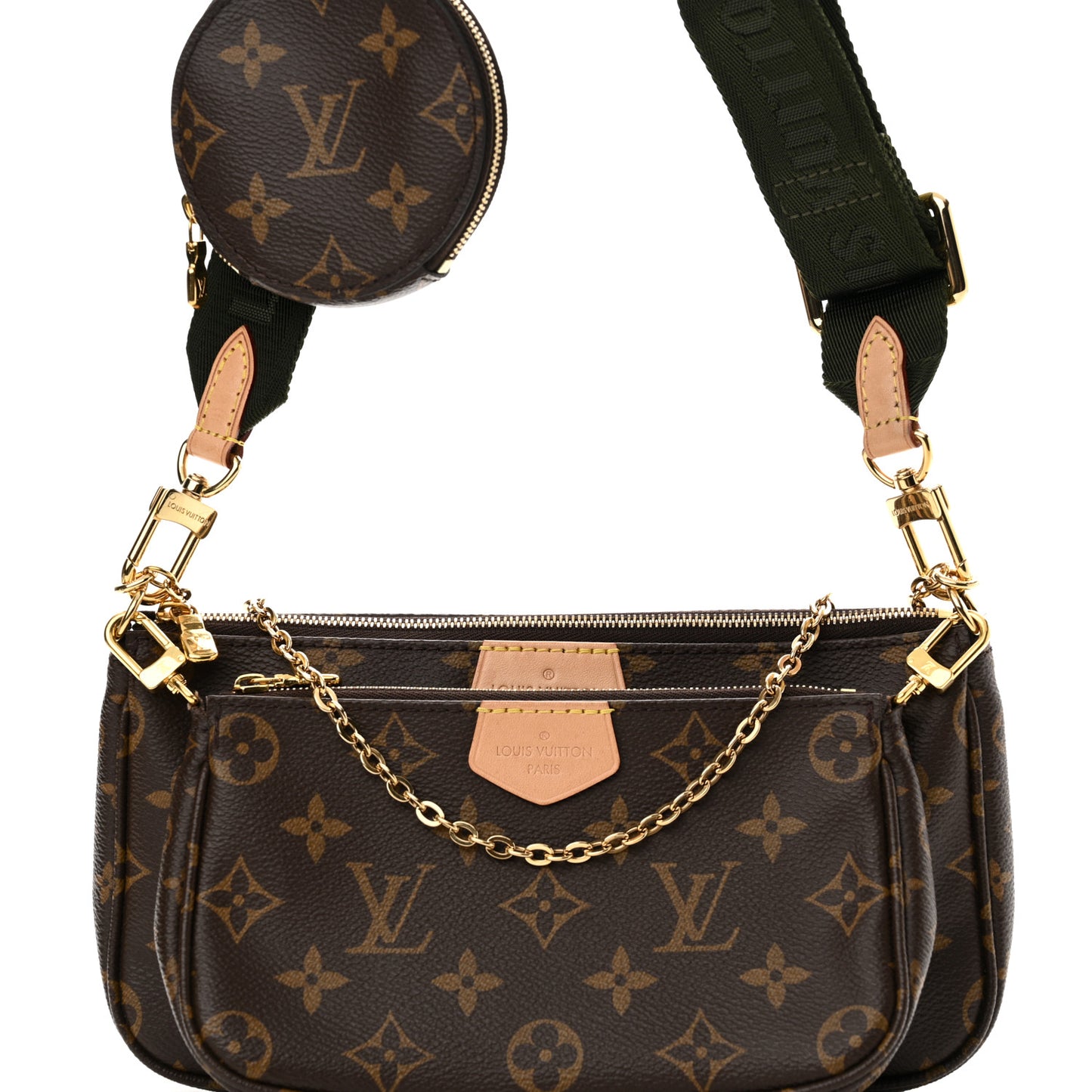 Monogram Multi Pochette Accessories Kaki