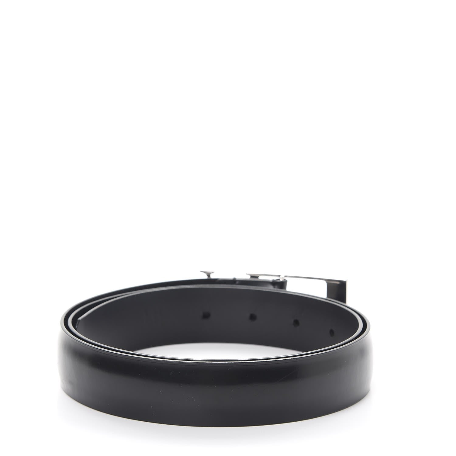 Louis Vuitton Calfskin 30mm Neogram LV Belt 90 36 Black 3 of 9