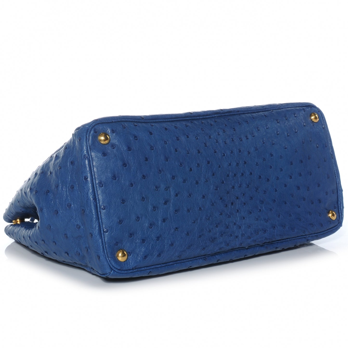 Ostrich Executive Tote Cobalto