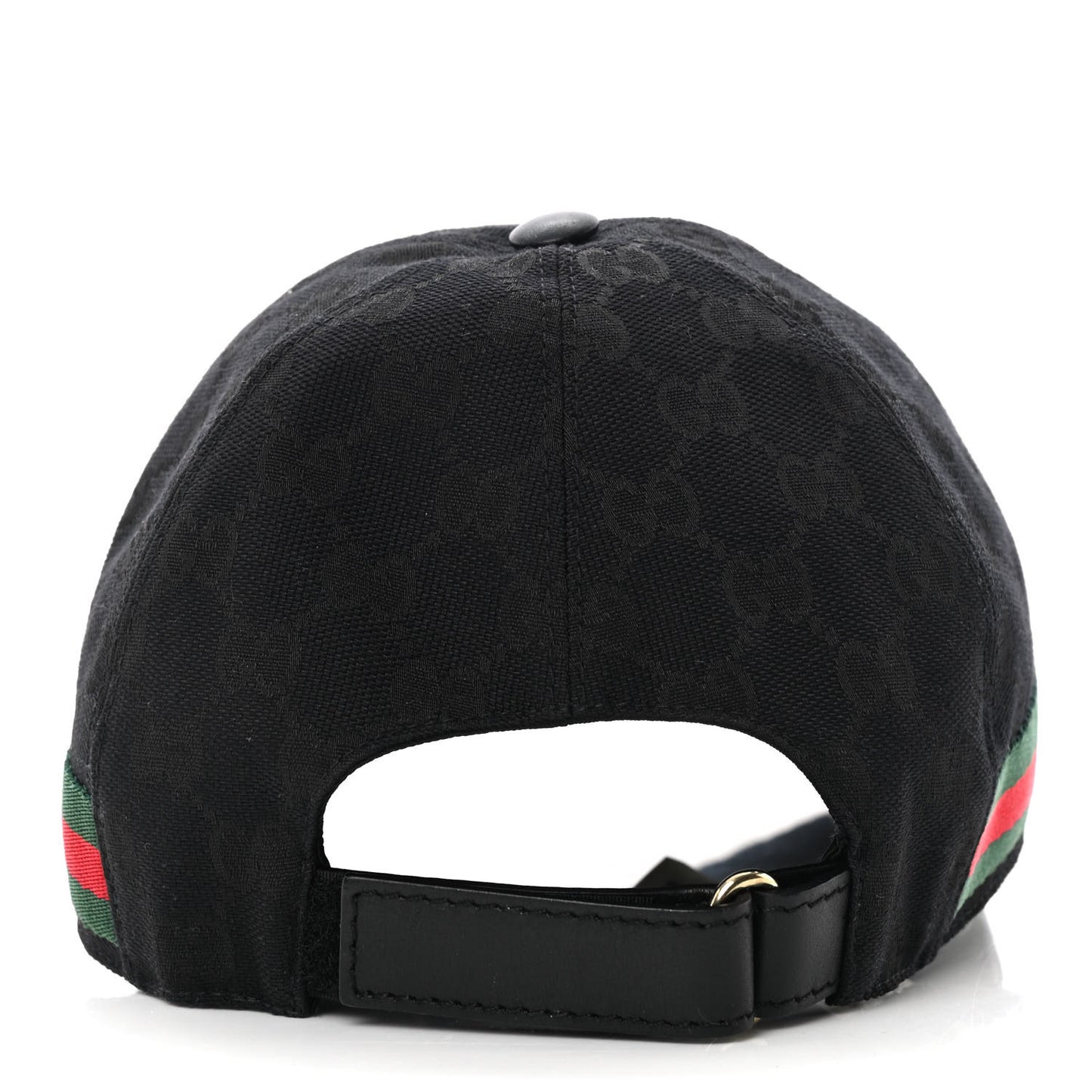 Monogram Web Baseball Hat XS Black