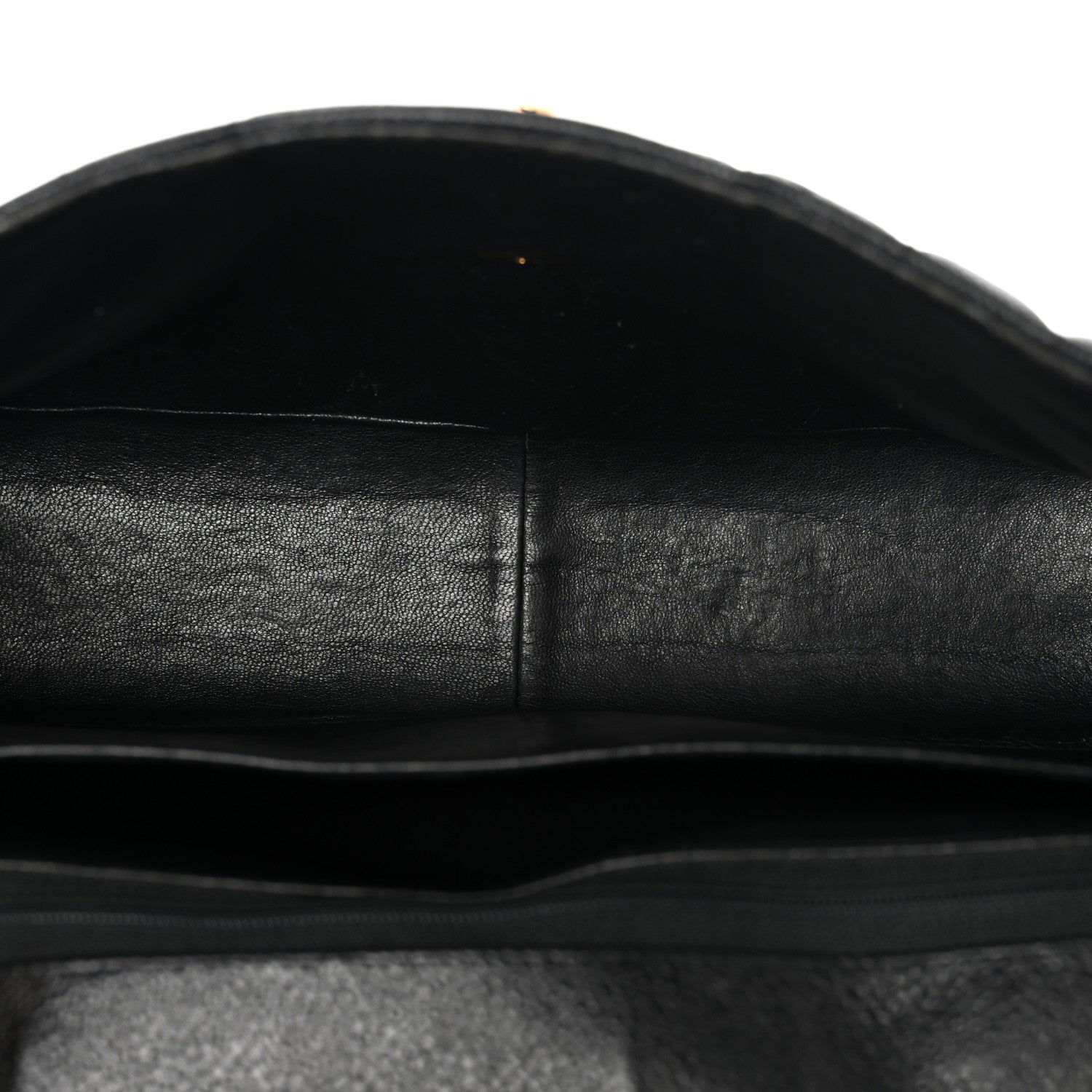 Chanel Caviar Vertical Quilted Jumbo Single Flap Black 5 of 12