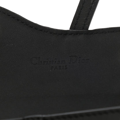 Christian Dior Ultra Matte Calfskin Nano Saddle Chain Pouch Black 7 of 9