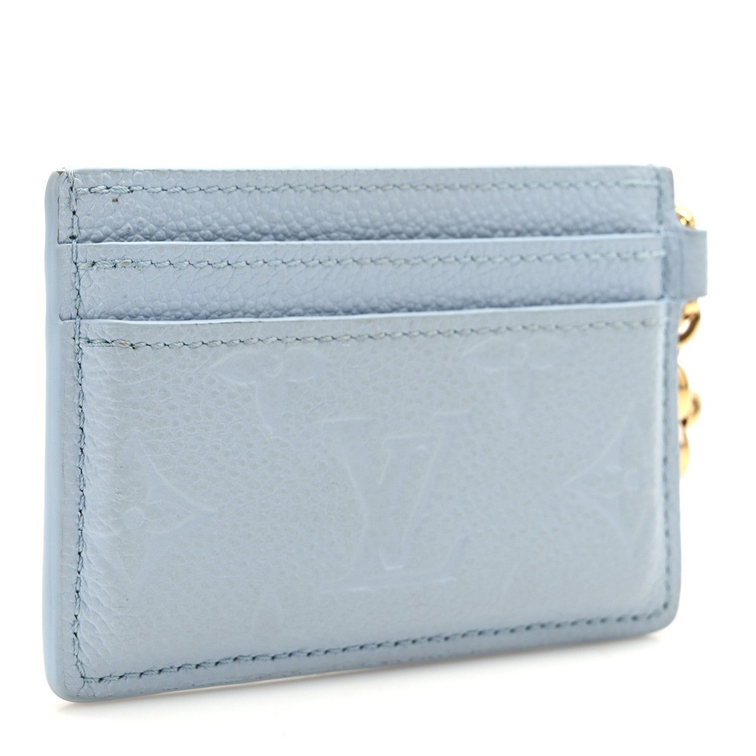 Louis Vuitton Empreinte Monogram LV Charms Card Holder Bleu Olympe 3 of 6