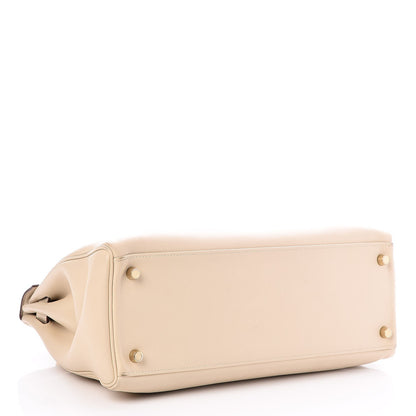 Hermes Swift Kelly Retourne 32 Parchemin 5 of 35