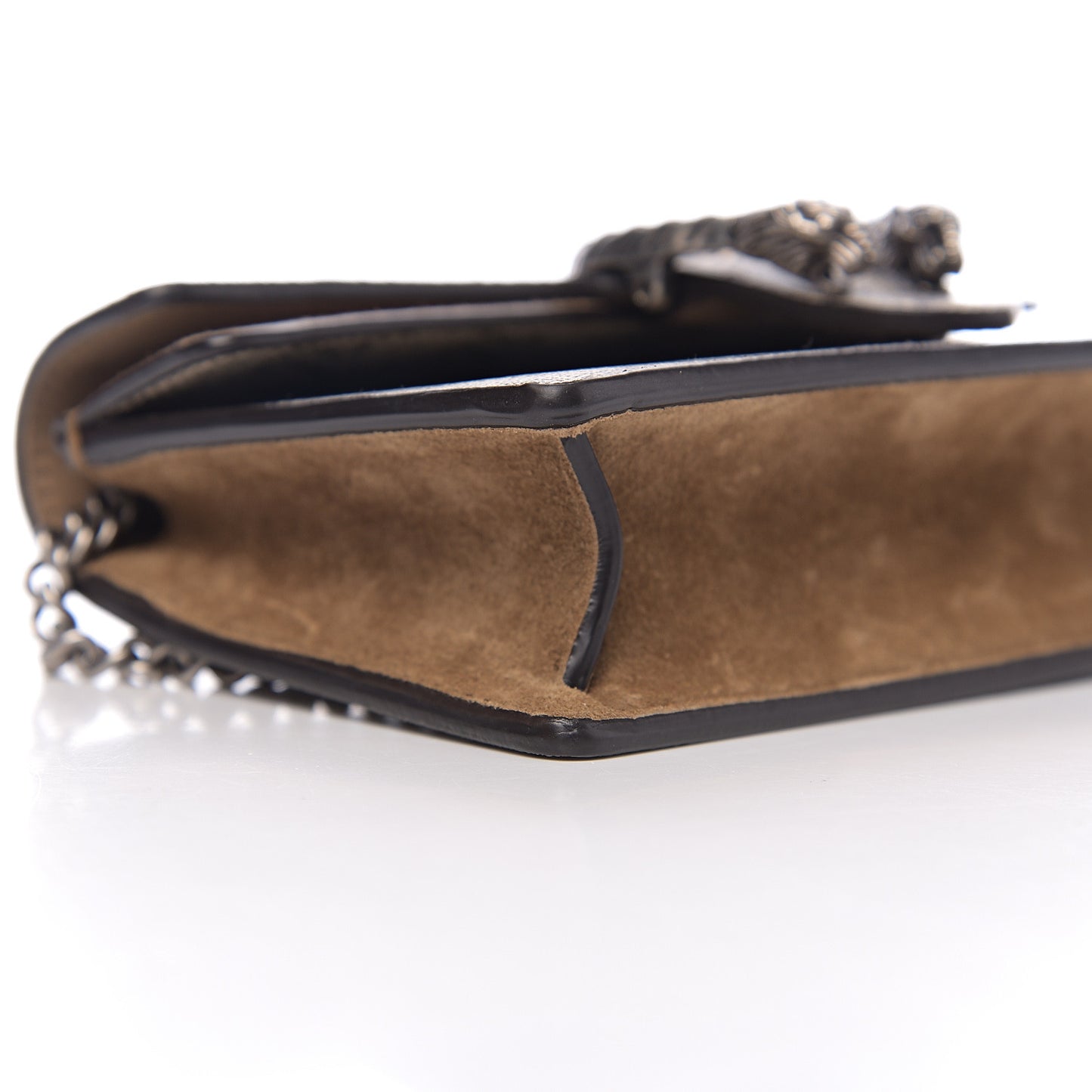 GG Supreme Monogram Super Mini Dionysus Shoulder Bag Taupe