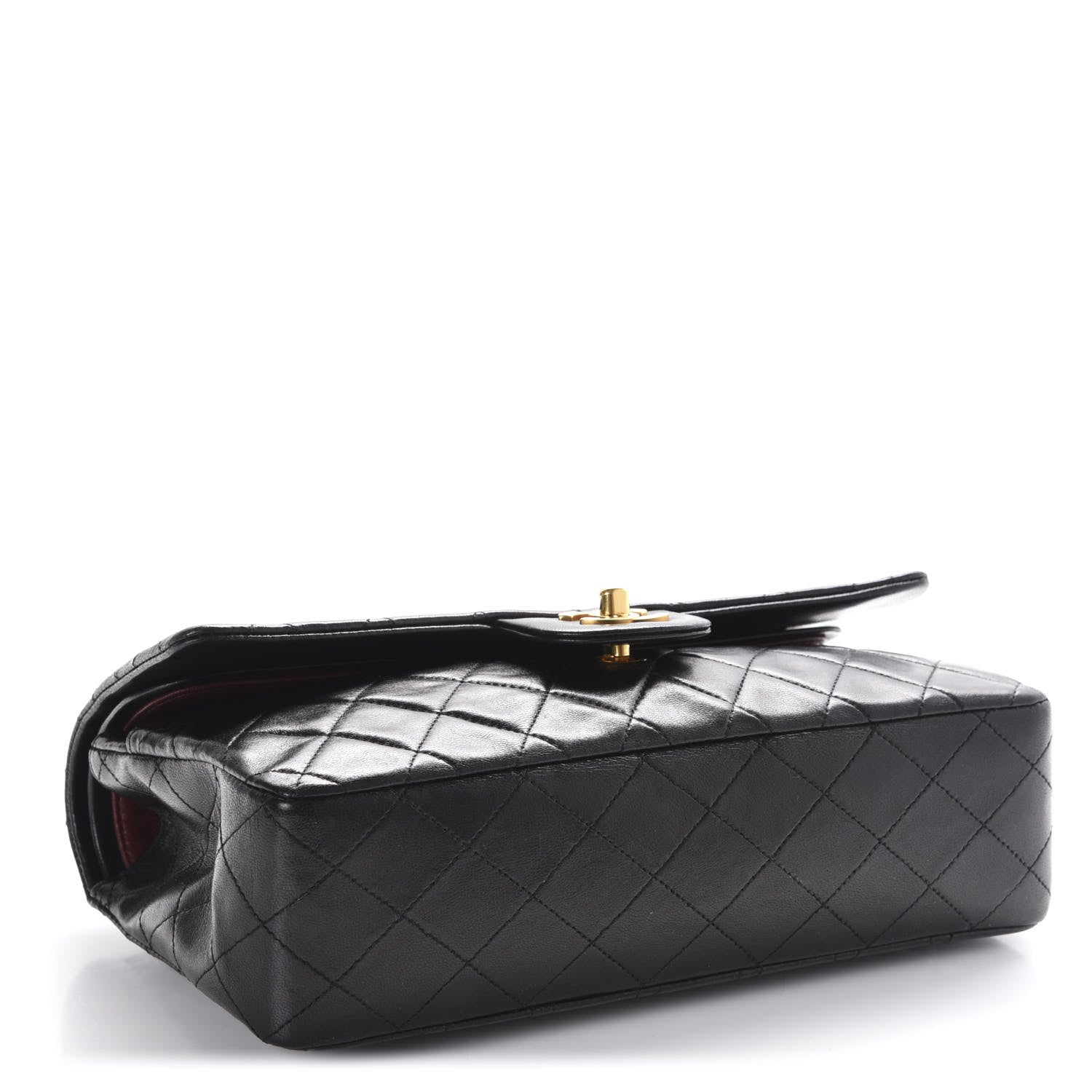 Chanel Lambskin Quilted Medium Double Flap Black 5 of 11