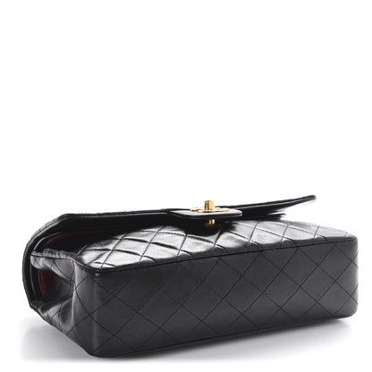 Chanel Lambskin Quilted Medium Double Flap Black 5 of 11