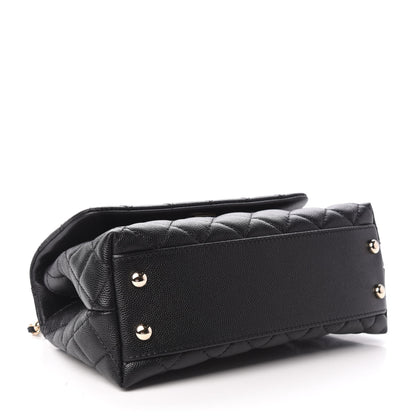 Chanel Caviar Quilted Mini Coco Handle Flap Black 5 of 11