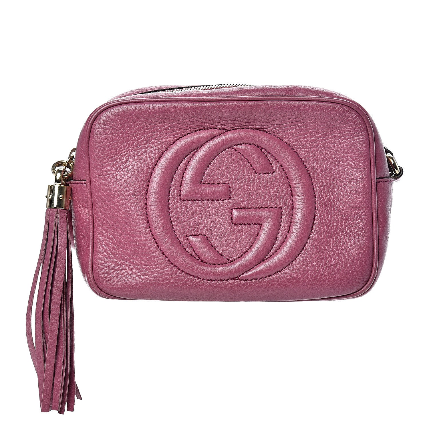 Gucci Pebbled Calfskin Small Soho Disco Bag Peonia Flower 1 of 13
