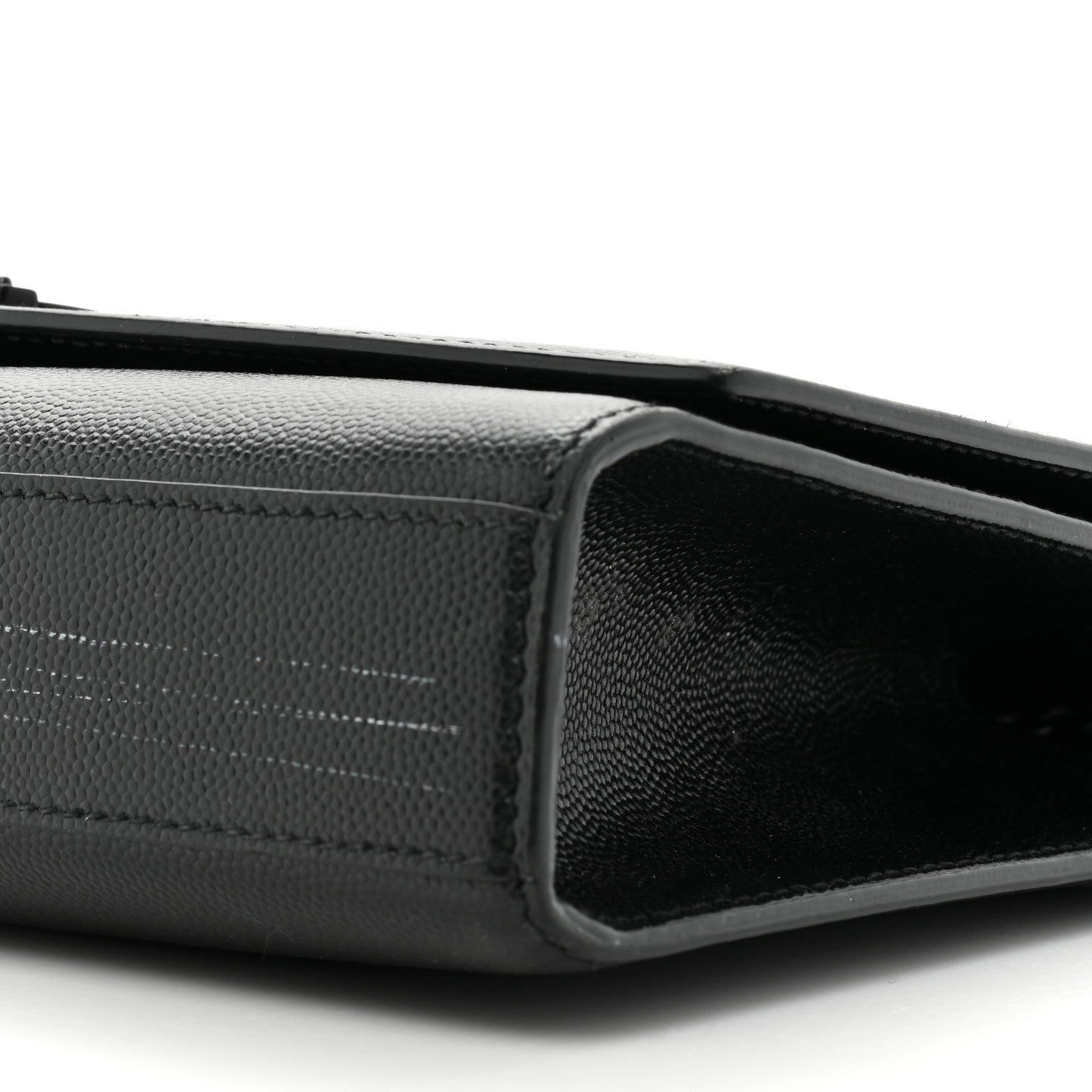 Saint Laurent Grain De Poudre Medium Classic Monogram Monochrome Kate Satchel Black 7 of 18