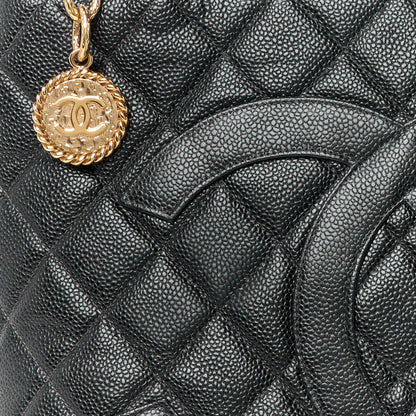 Chanel Caviar Quilted Medallion Tote Black 8 of 11