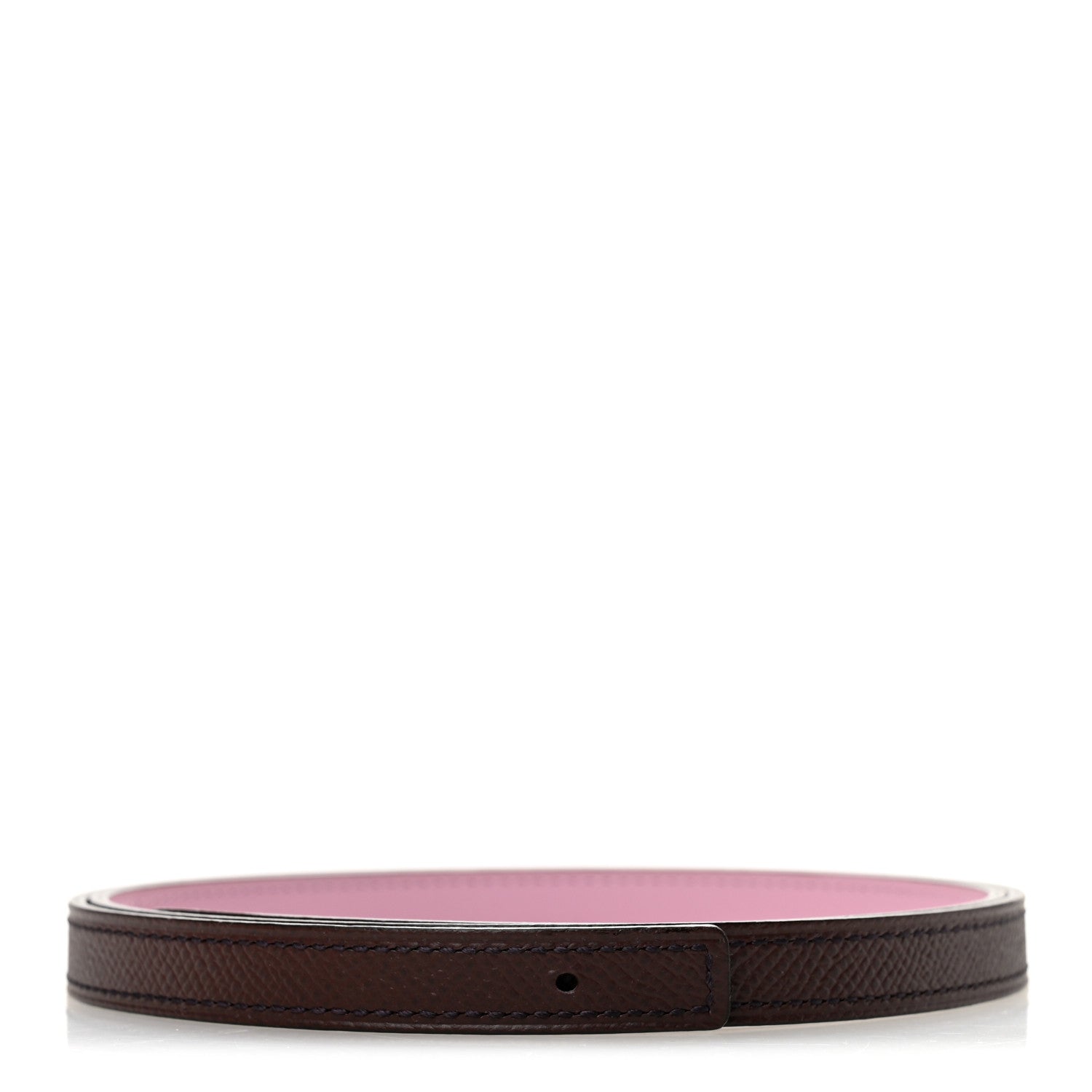 Hermes Swift Epsom 13mm Belt Strap 80 32 Mauve Sylvestre Rouge Sellier 1 of 4