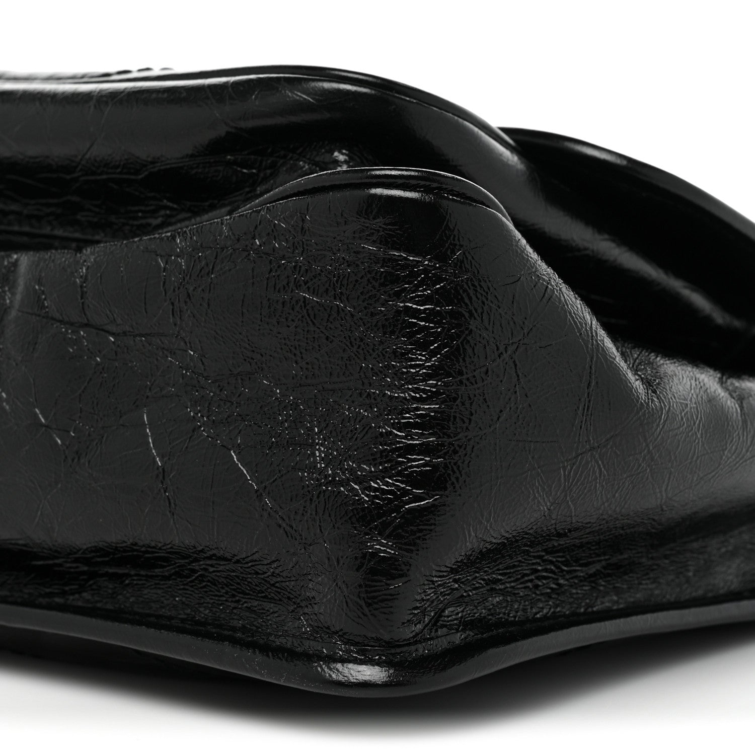 Saint Laurent Crinkled Calfskin Matelasse Monogram Medium Niki Chain Satchel Black 9 of 9
