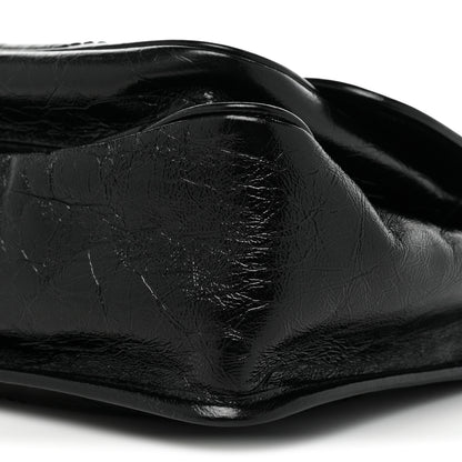 Saint Laurent Crinkled Calfskin Matelasse Monogram Medium Niki Chain Satchel Black 9 of 9