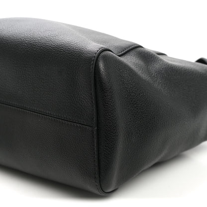 Prada Vitello Daino Messenger Bag Black 9 of 9