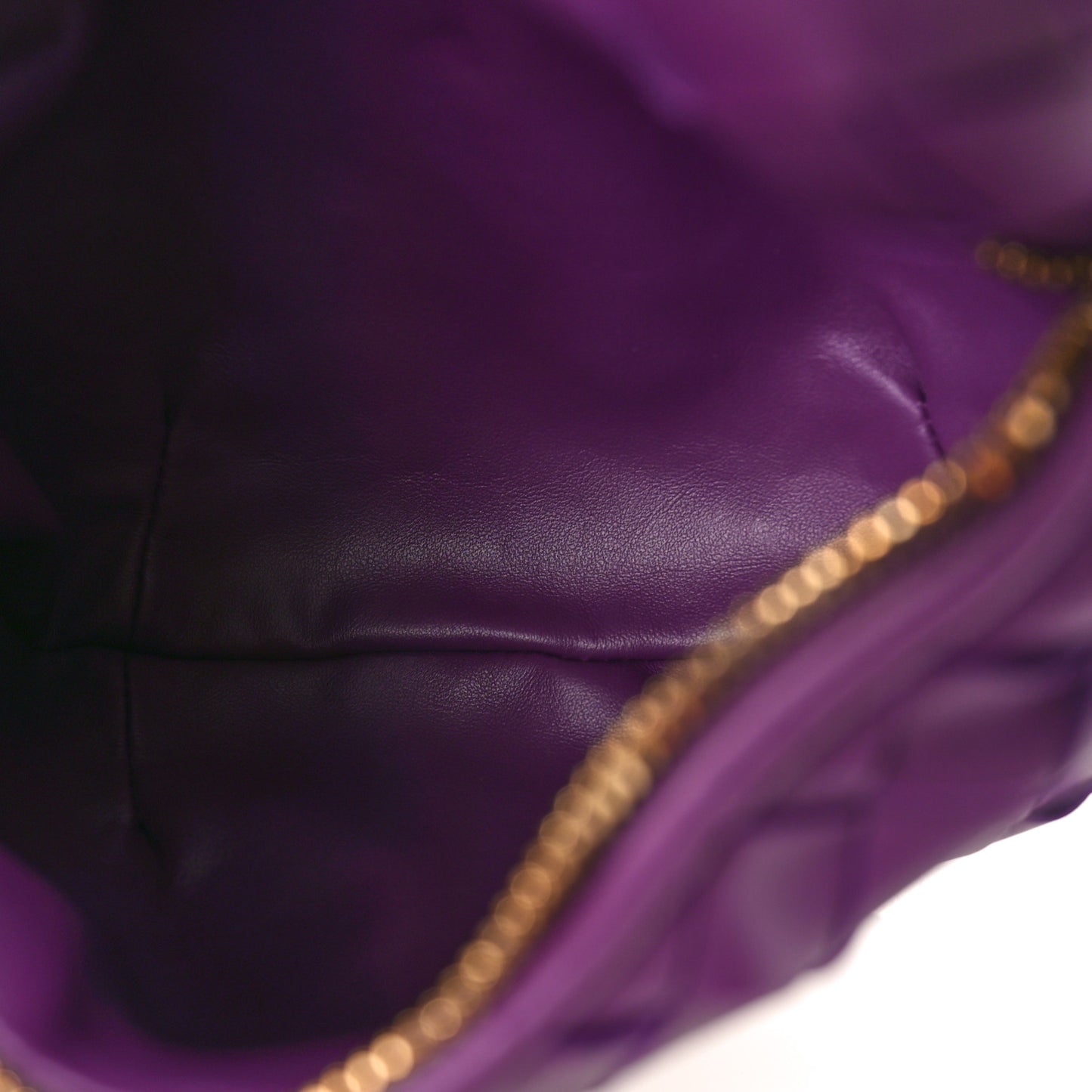 Nappa Intrecciato Mini Jodie Eggplant