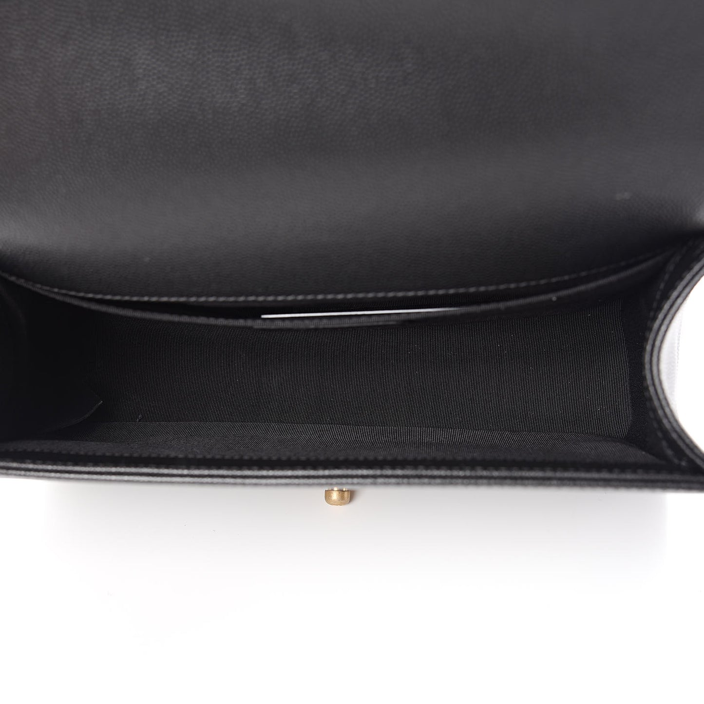 Caviar Quilted Medium Boy Flap Black